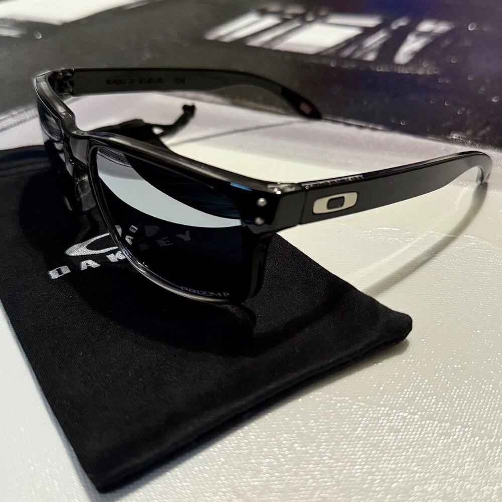 OO9102 Oakley Holbrook Dark Ink Fade Prizm Polarized Sunglasses - Picture 3 of 15